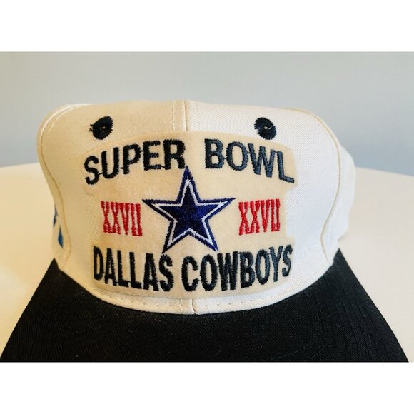 NOS Super Bowl XXVII Dallas Cowboys Vintage Hat Cap 1992 Champions vs Buffalo - Picture 2 of 11